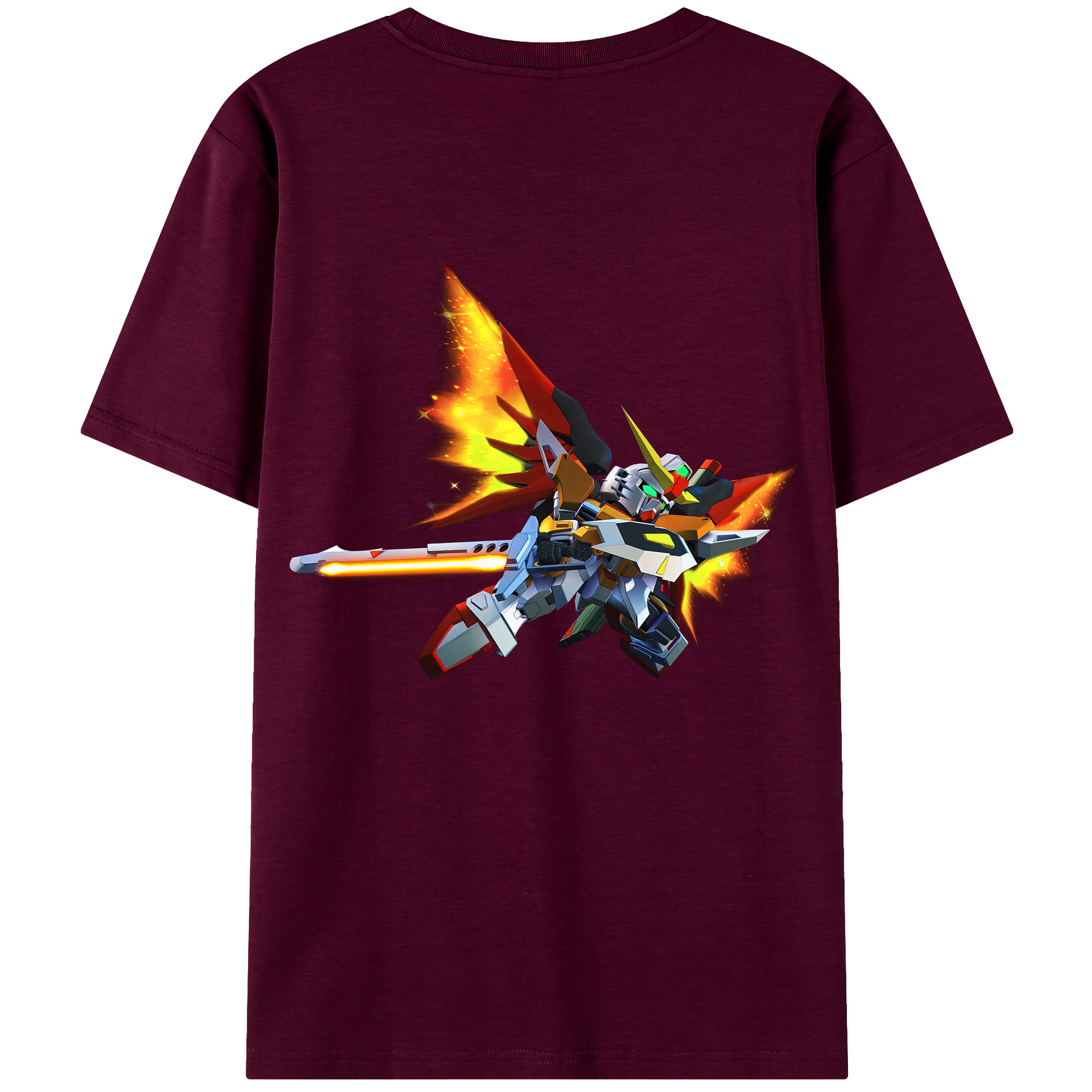 （画像用） 機動戦士ガンダム Mobile Suit Gundam レディース半袖Tシャツ(バックプリント)